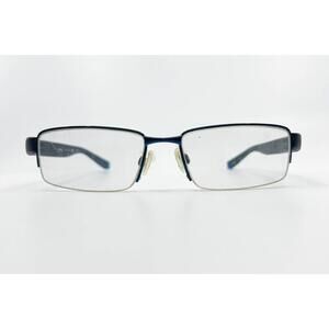 Nike 8165 413 Eyeglasses Frames Mens Black Half-Rim 53-17-140 12815